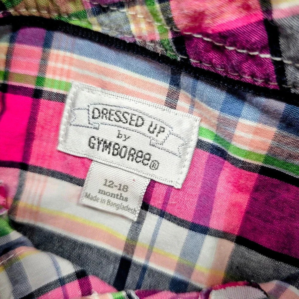 Gymboree vibrant plaid